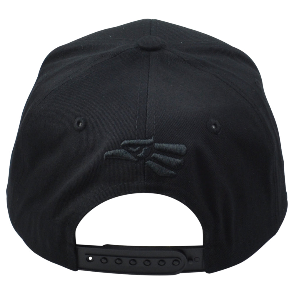 Mexico America Country Eagle Shield Black Snapback Flat Bill Adult Men Hat Cap