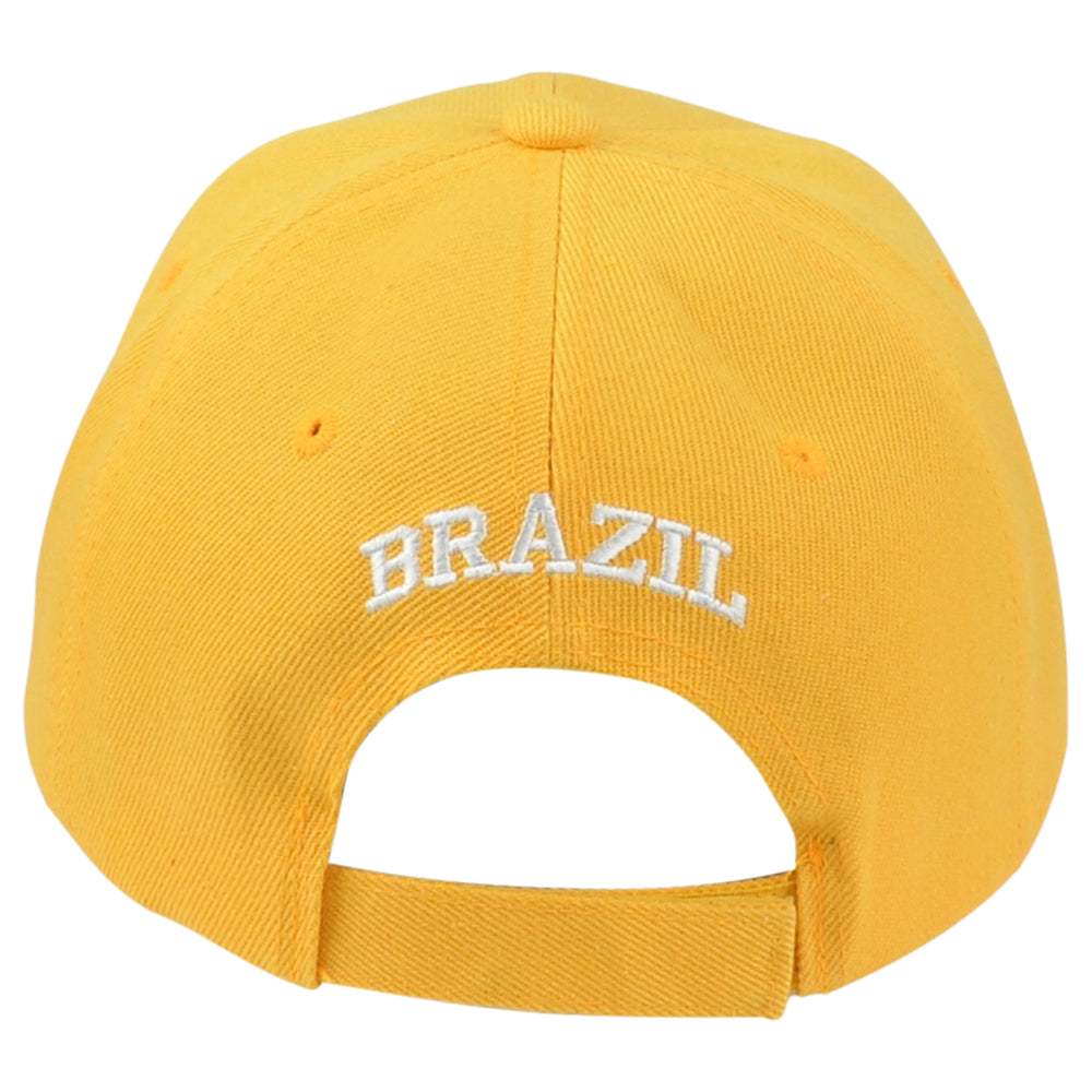 Brazil Brasil Country South America Curved Bill Adjustable Adults Men Hat Cap