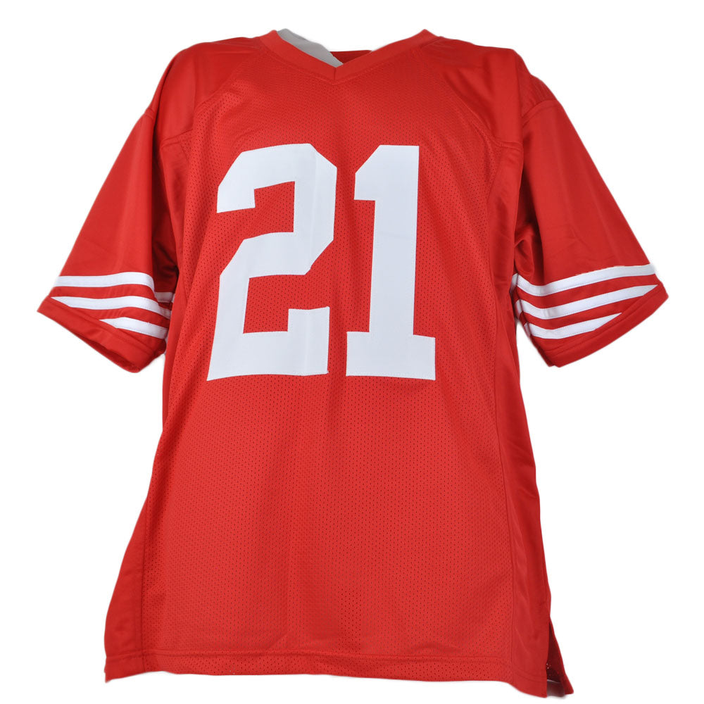 NFL San Francisco 49ers Frank Gore #21 Jersey Replica Signed Autograph JSA