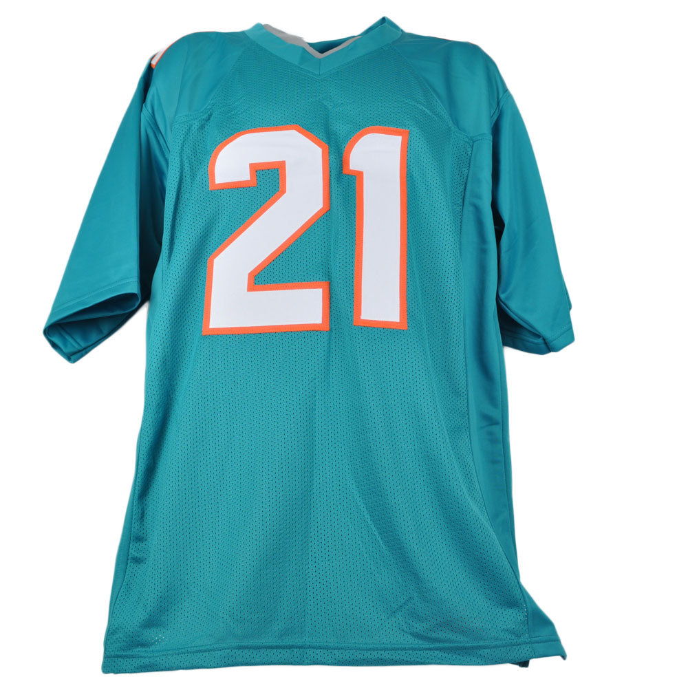 NFL Miami Dolphins Frank Gore #21 Jersey Replica Size Teal Stitched