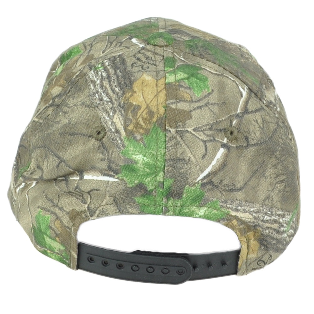 Team Realtree Camouflage Blank Outdoors Snapback Curved Bill Adjustable Hat Cap