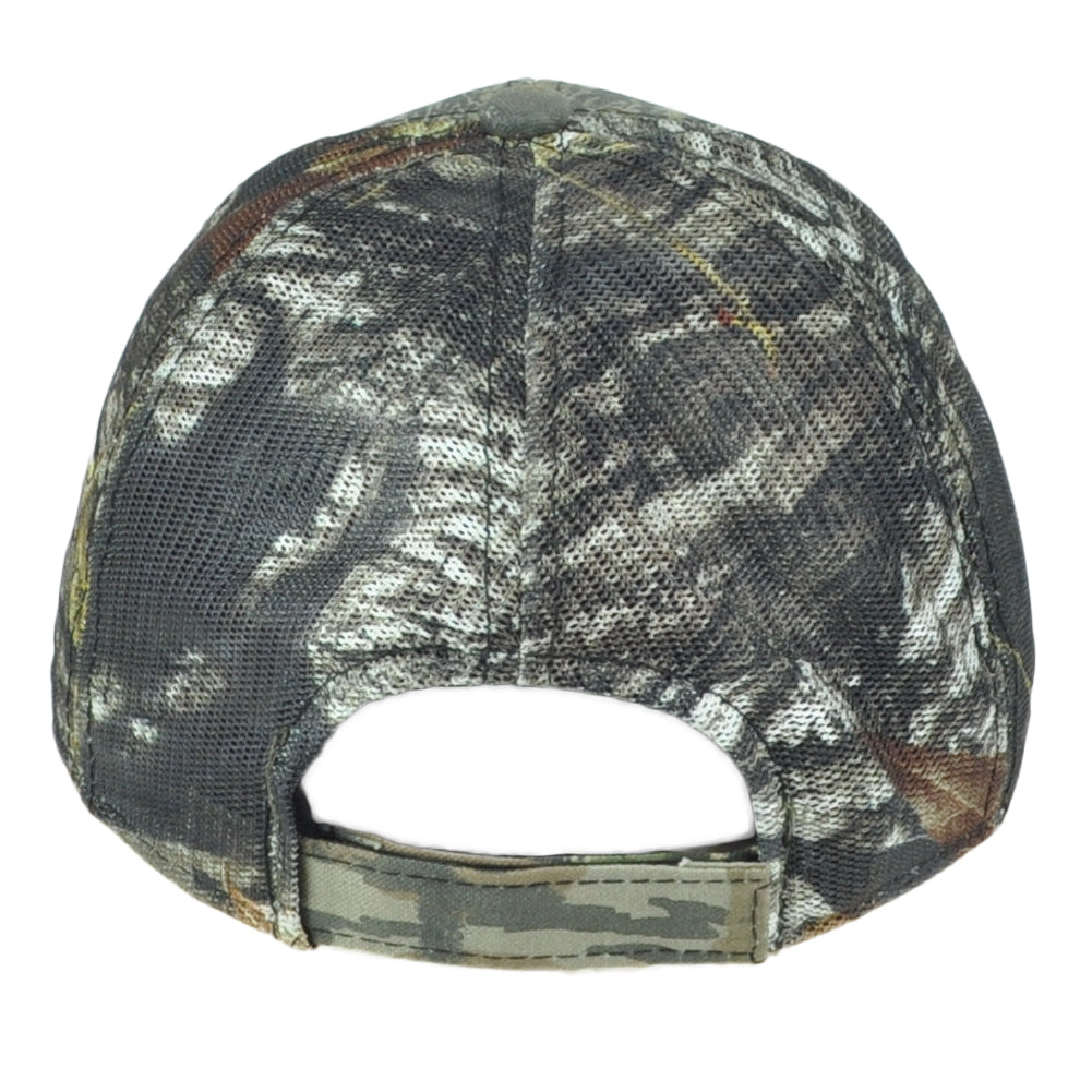Mossy Oak Mesh Trucker Camouflage Blank Outdoors Curved Bill Adjustable Hat Cap