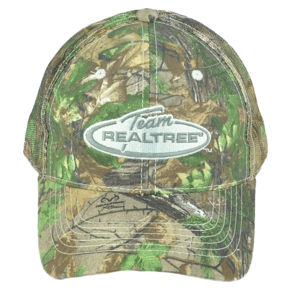 Team Realtree Mesh Trucker Camouflage Blank Outdoors Adjustable Curved Hat Cap