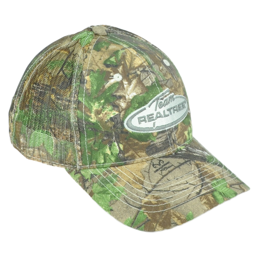 Team Realtree Mesh Trucker Camouflage Blank Outdoors Adjustable Curved Hat Cap