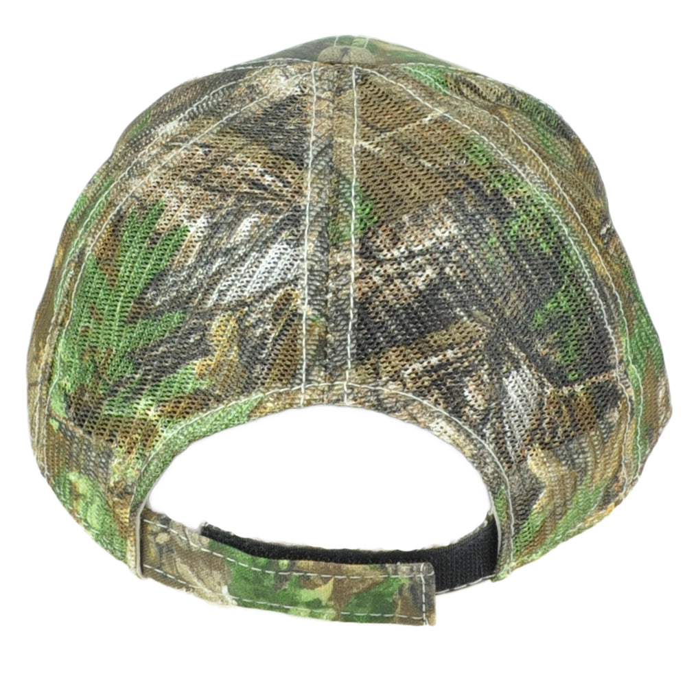 Team Realtree Mesh Trucker Camouflage Blank Outdoors Adjustable Curved Hat Cap
