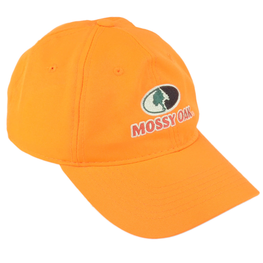 Mossy Oak Neon Orange Camping Blank Outdoors Hunting Adjustable Adults Hat Cap