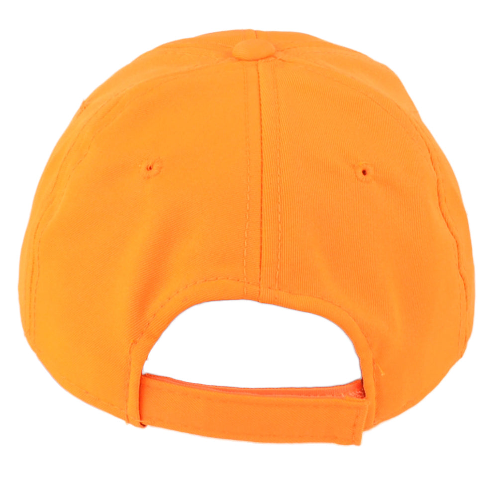 Mossy Oak Neon Orange Camping Blank Outdoors Hunting Adjustable Adults Hat Cap