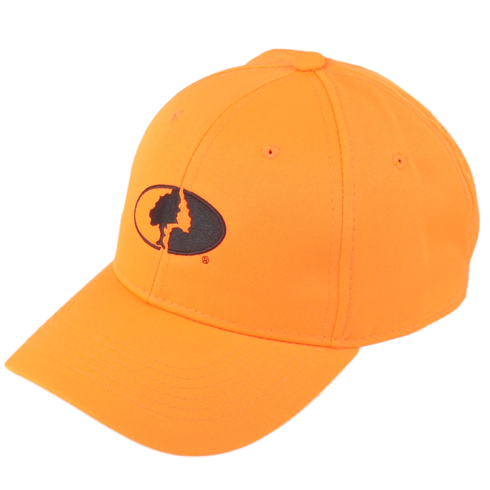 Mossy Oak Neon Orange Blank Outdoors Hunting Adjustable Curved Adults Hat Cap