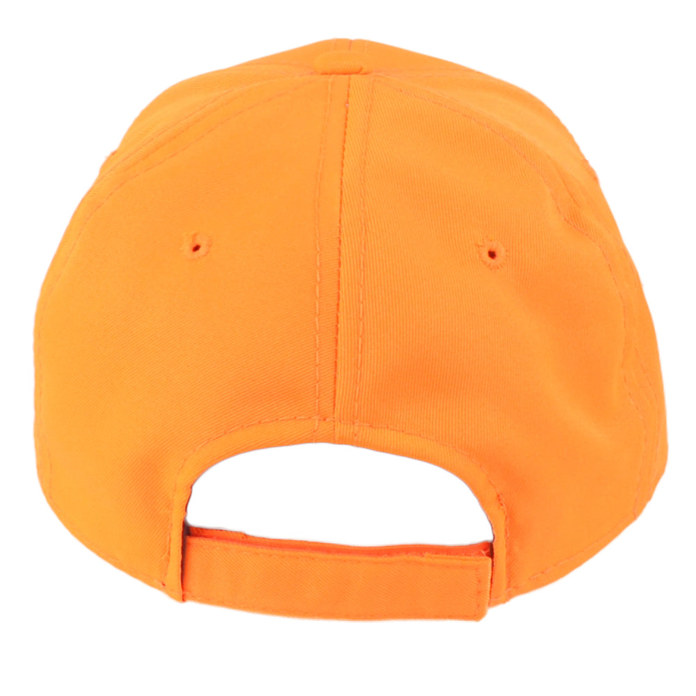 Mossy Oak Neon Orange Blank Outdoors Hunting Adjustable Curved Adults Hat Cap