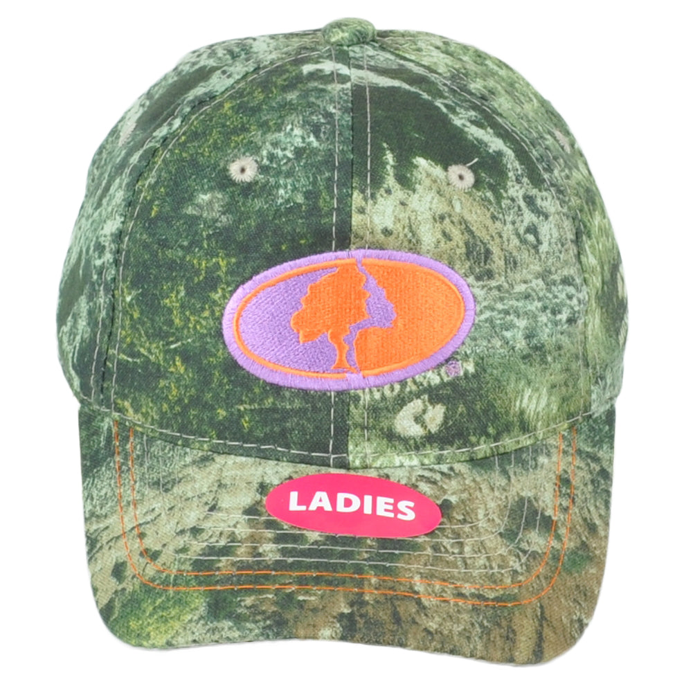 Mossy Oak Ladies Women Camouflage Blank Outdoors Curved Bill Adjustable Hat Cap