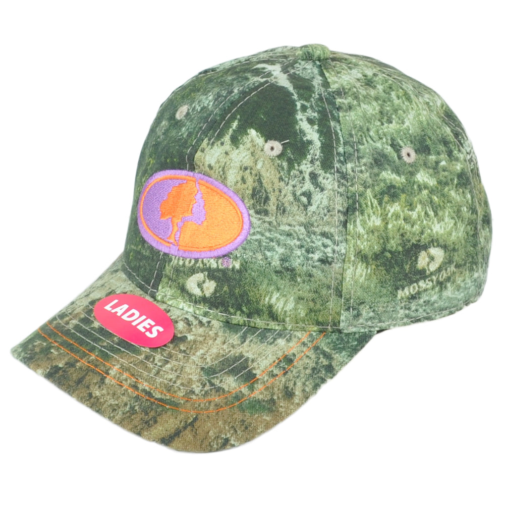 Mossy Oak Ladies Women Camouflage Blank Outdoors Curved Bill Adjustable Hat Cap