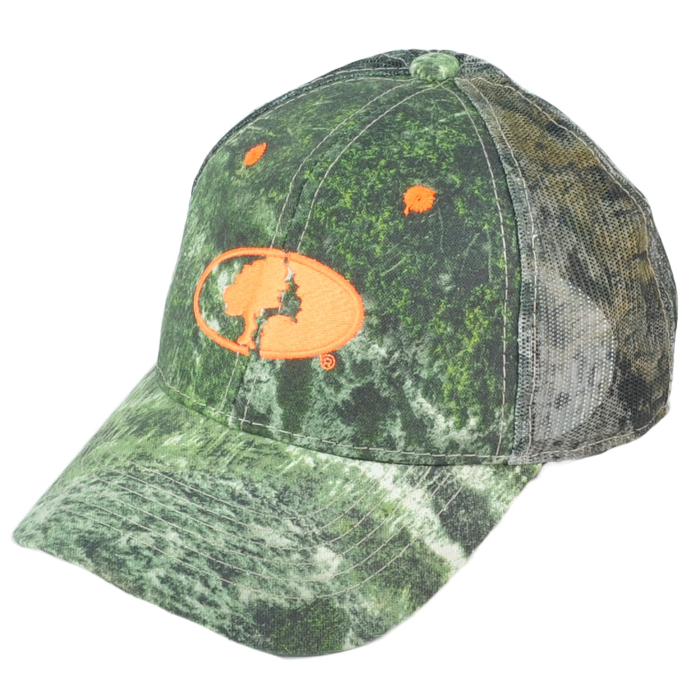 Mossy Oak Mesh Trucker Camouflage Blank Outdoors Curved Bill Snapback Hat Cap