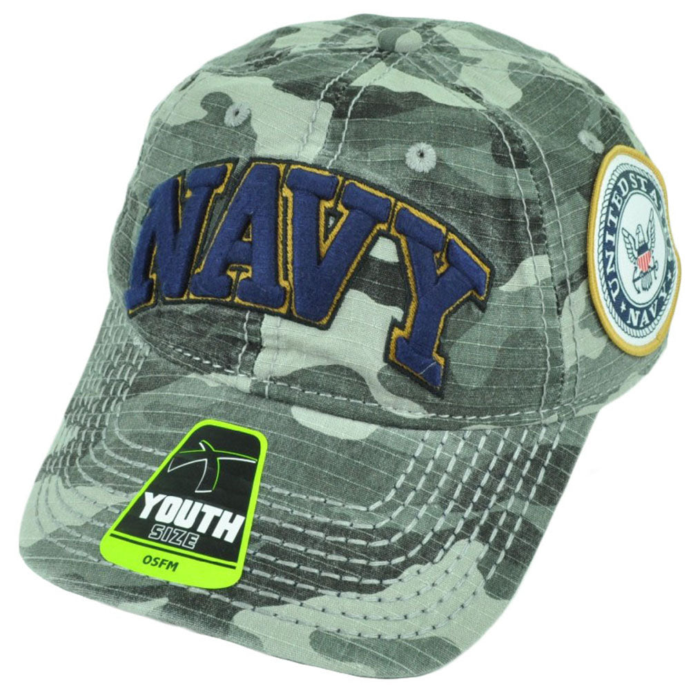 United States Navy Sun Buckle Camouflage Camo Relaxed Hat Cap Youth Military