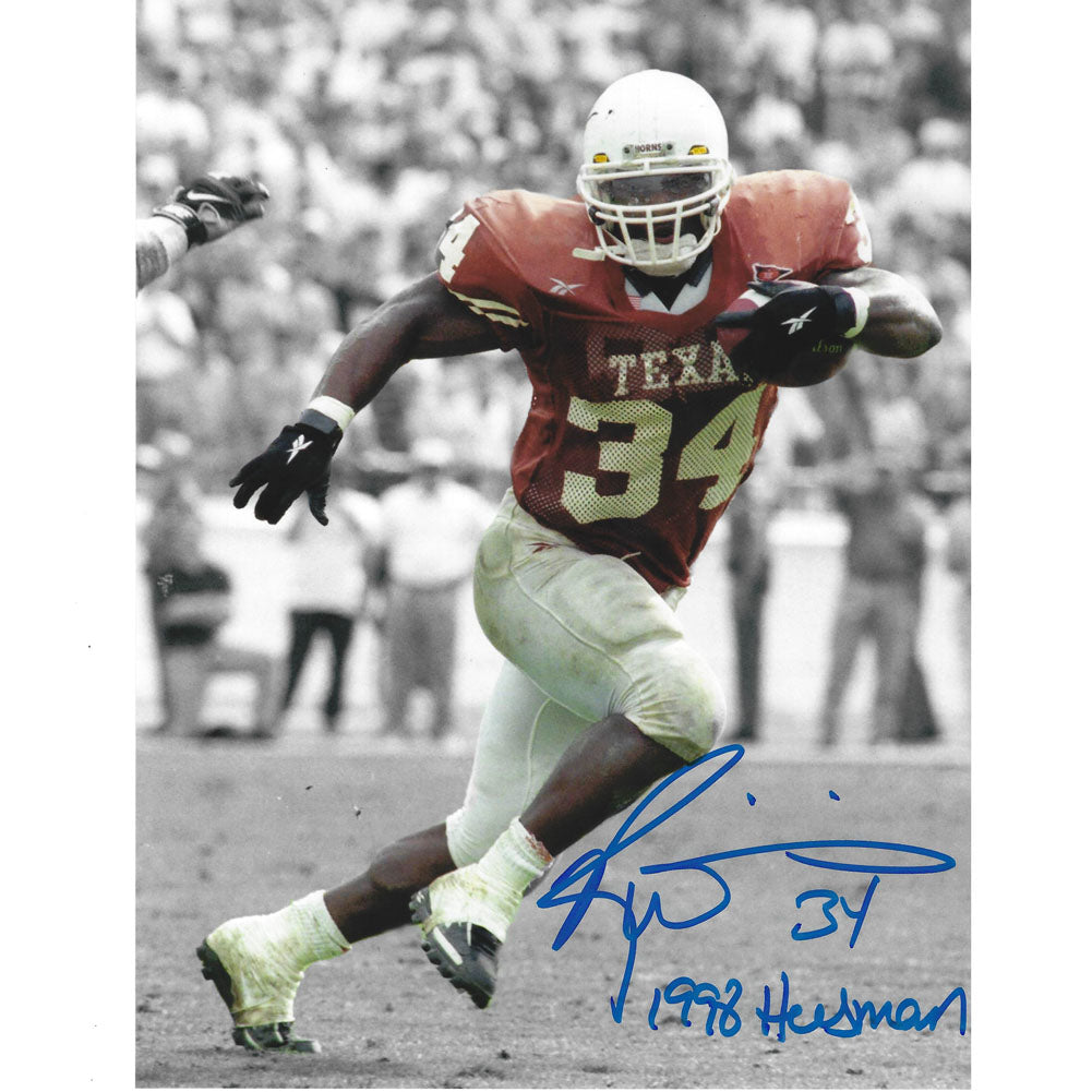 NCAA Texas Longhorns Ricky Williams #34 Heisman Photograph Signed 8x10 Picture