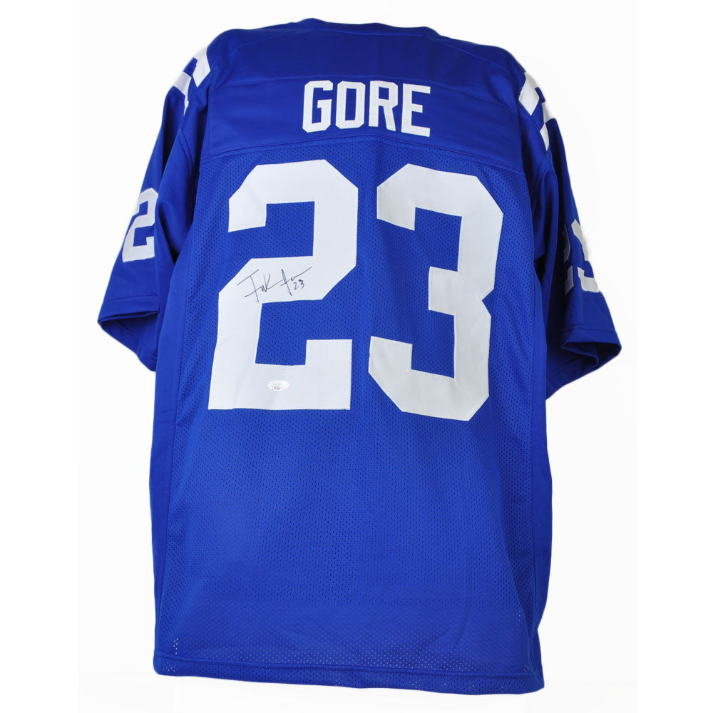 NFL Indianapolis Colts Frank Gore #20 Jersey Replica Signed Autograph JSA
