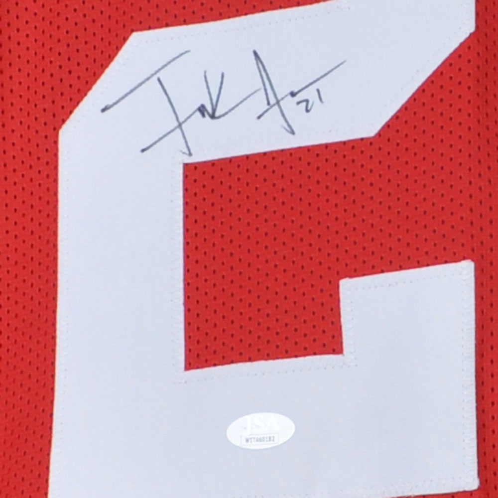 NFL San Francisco 49ers Frank Gore #21 Jersey Replica Signed Autograph JSA