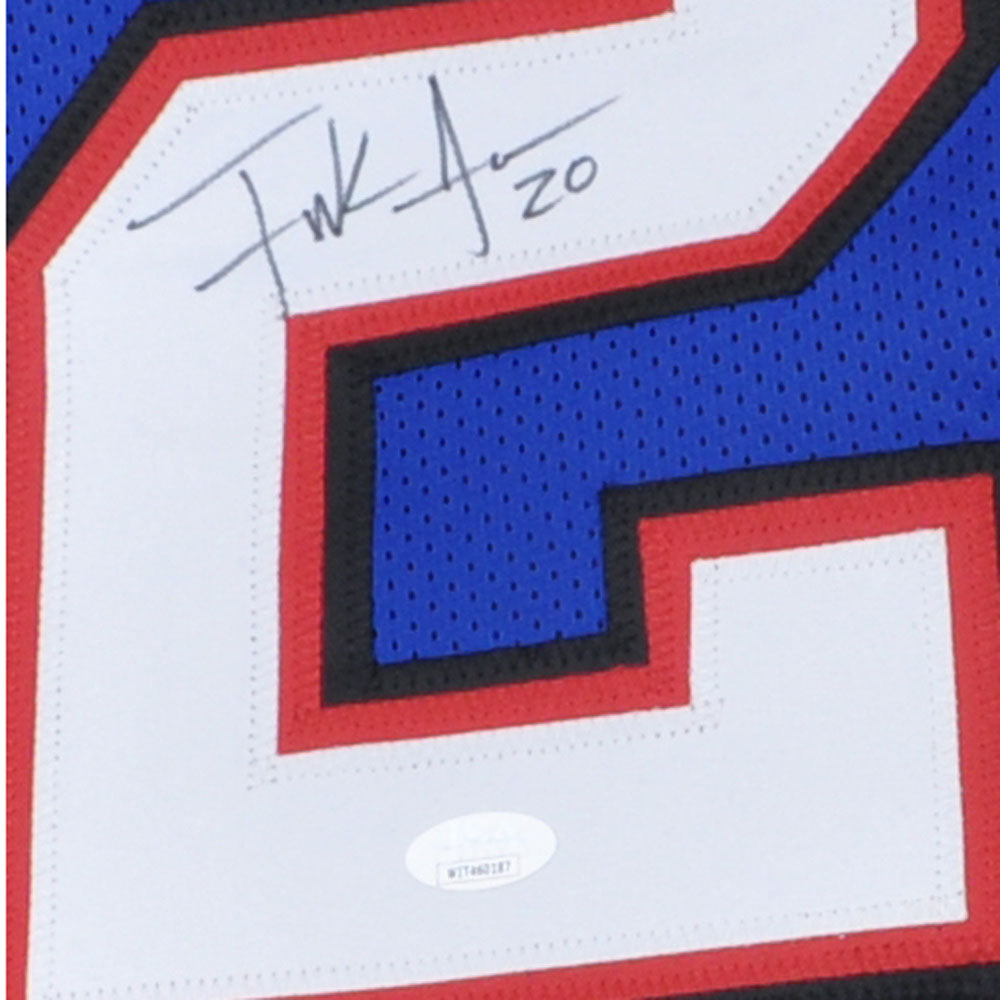 NFL Buffalo Bills Frank Gore #20 Jersey Replica Signed Autograph JSA Card
