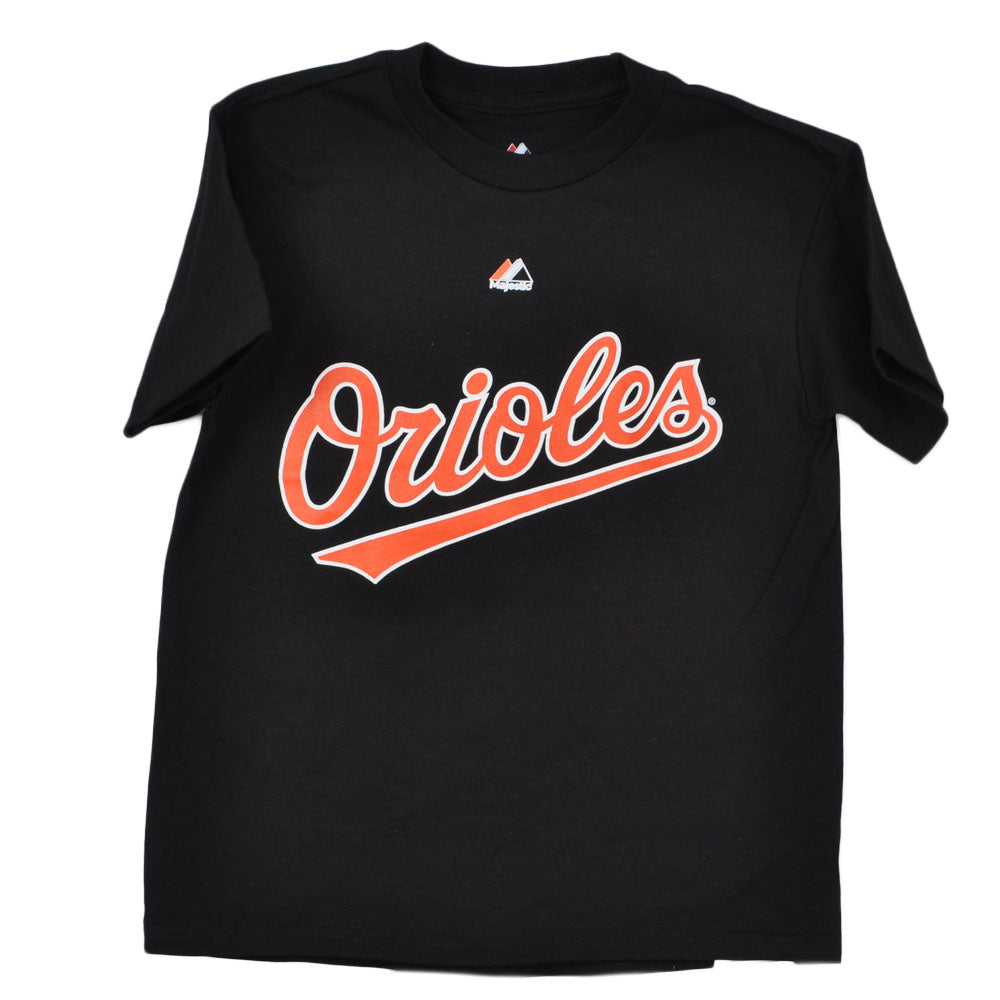 MLB Baltimore Orioles Jones #10 Tshirt Tee Youth Black Baseball Majestic