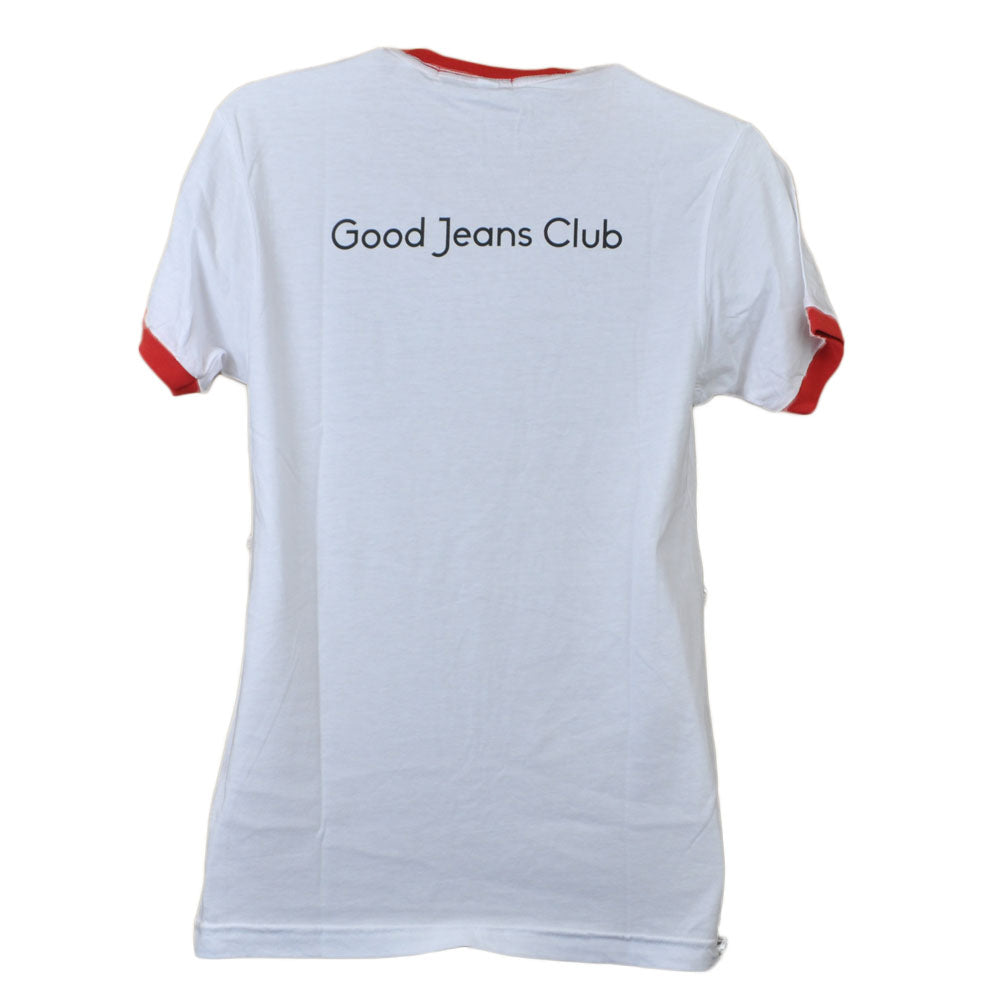 Kid Dangerous Good Jeans Club White Logo Crew Neck Women Ladies Tshirt Tee