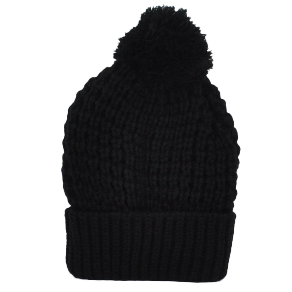 NCAA Zephyr Nebraska Cornhuskers Sports Crochet Pom Pom Cuffed Knit Beanie Hat