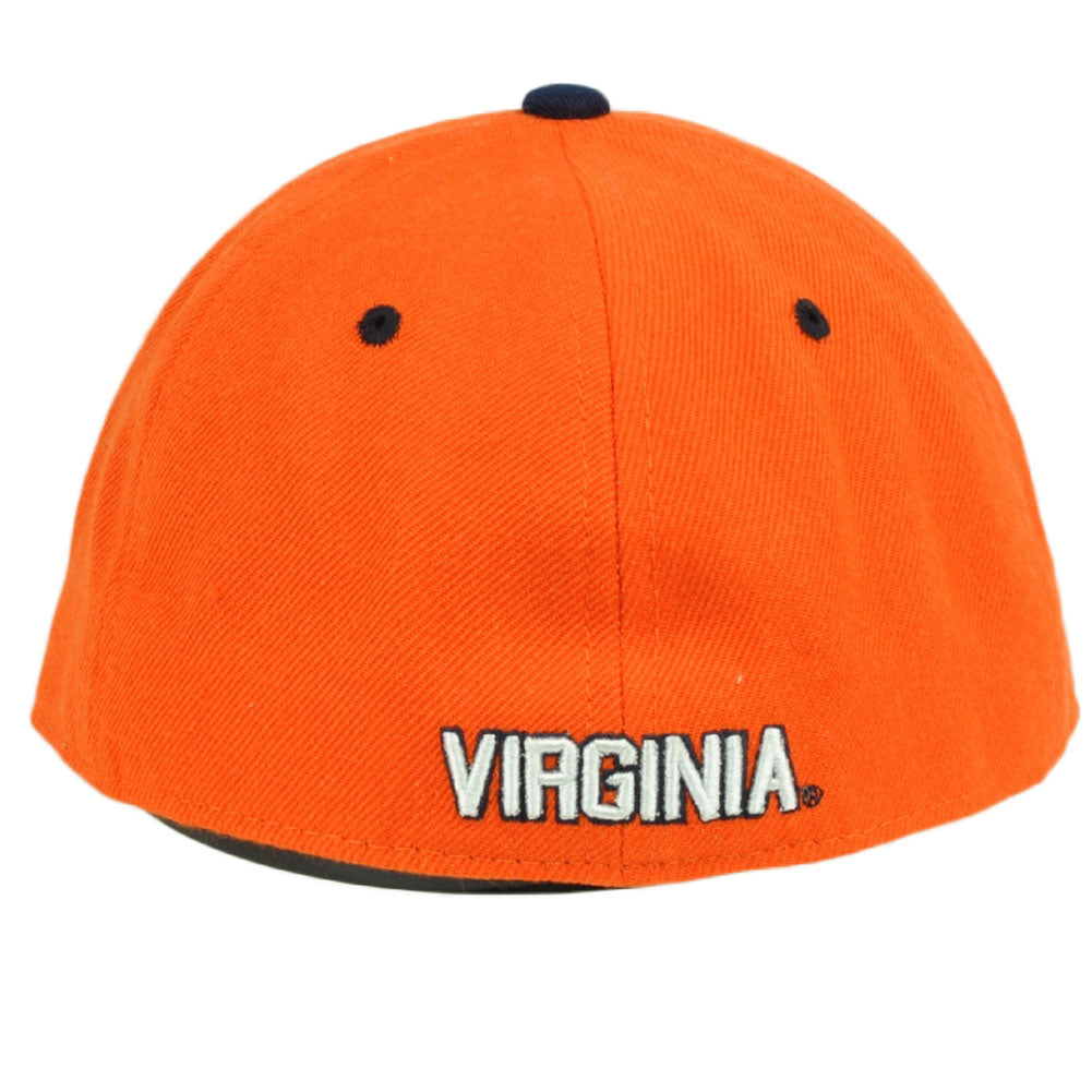 NCAA Original Zephyr Virginia Cavaliers Orange Hat Cap Fitted Size Curved Bill