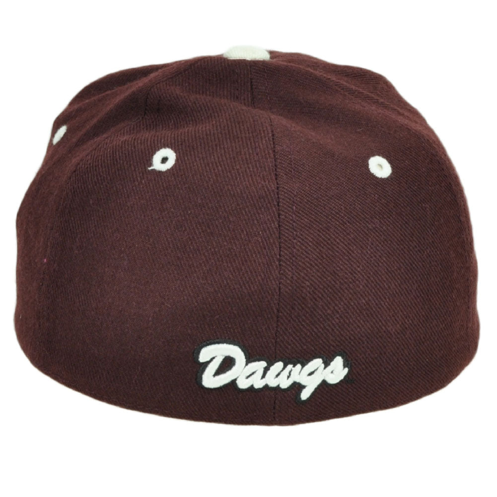 NCAA Original Zephyr Mississippi State Bulldogs Fitted Size Burgundy Hat Cap