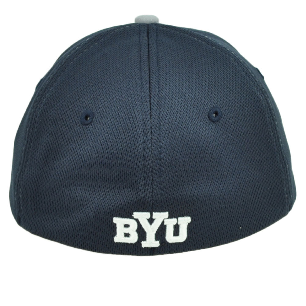 NCAA Zephyr Brigham Young Cougars Flex Fit Hat Cap Curved Bill Navy