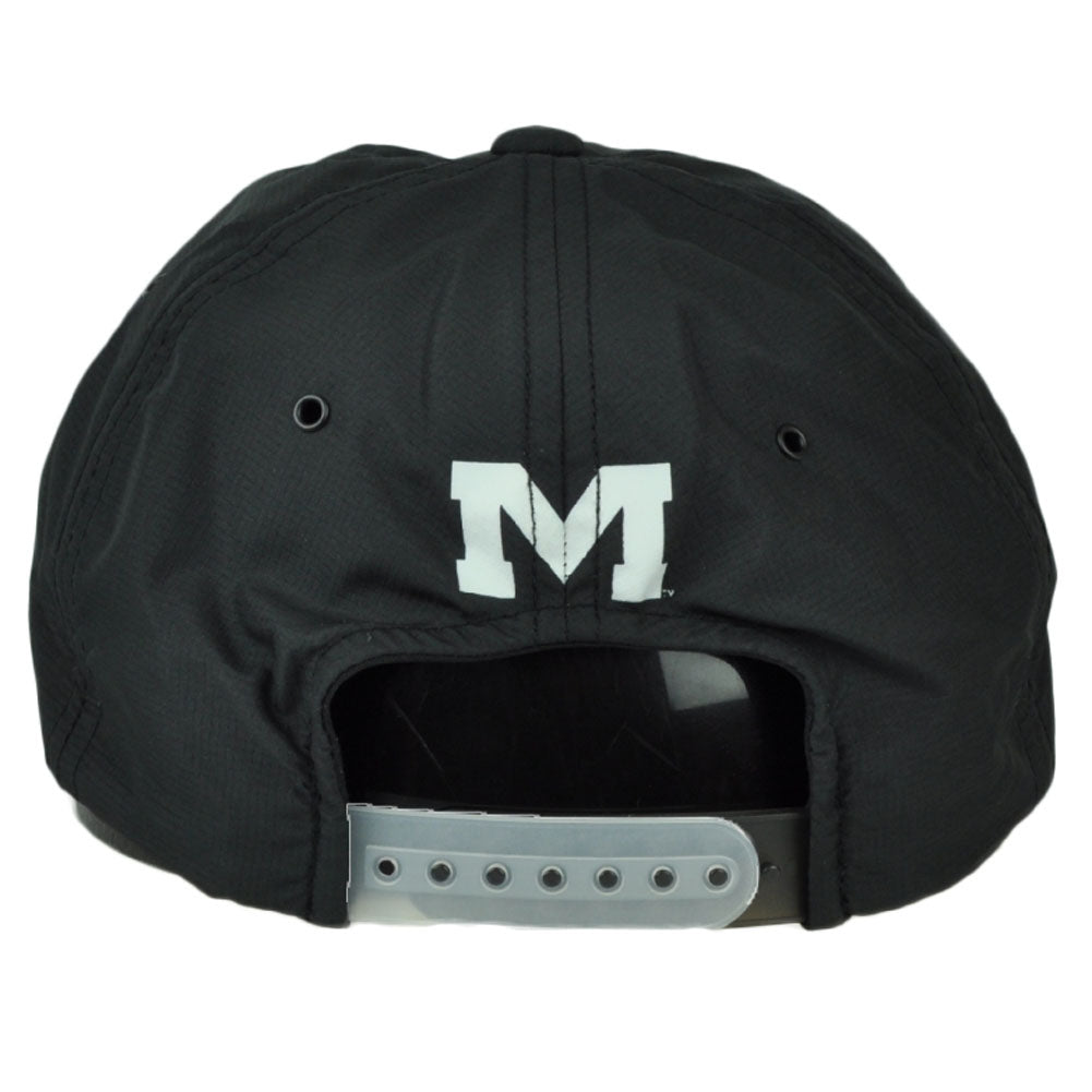 NCAA Zephyr Ole Miss Mississippi State Rebels Black Snapback Relaxed Hat Cap