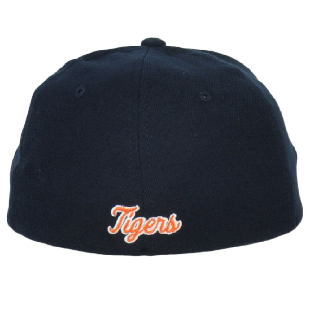 NCAA Zephyr Auburn Tigers Fitted Two Tone Stretch Flat Bill Hat Cap