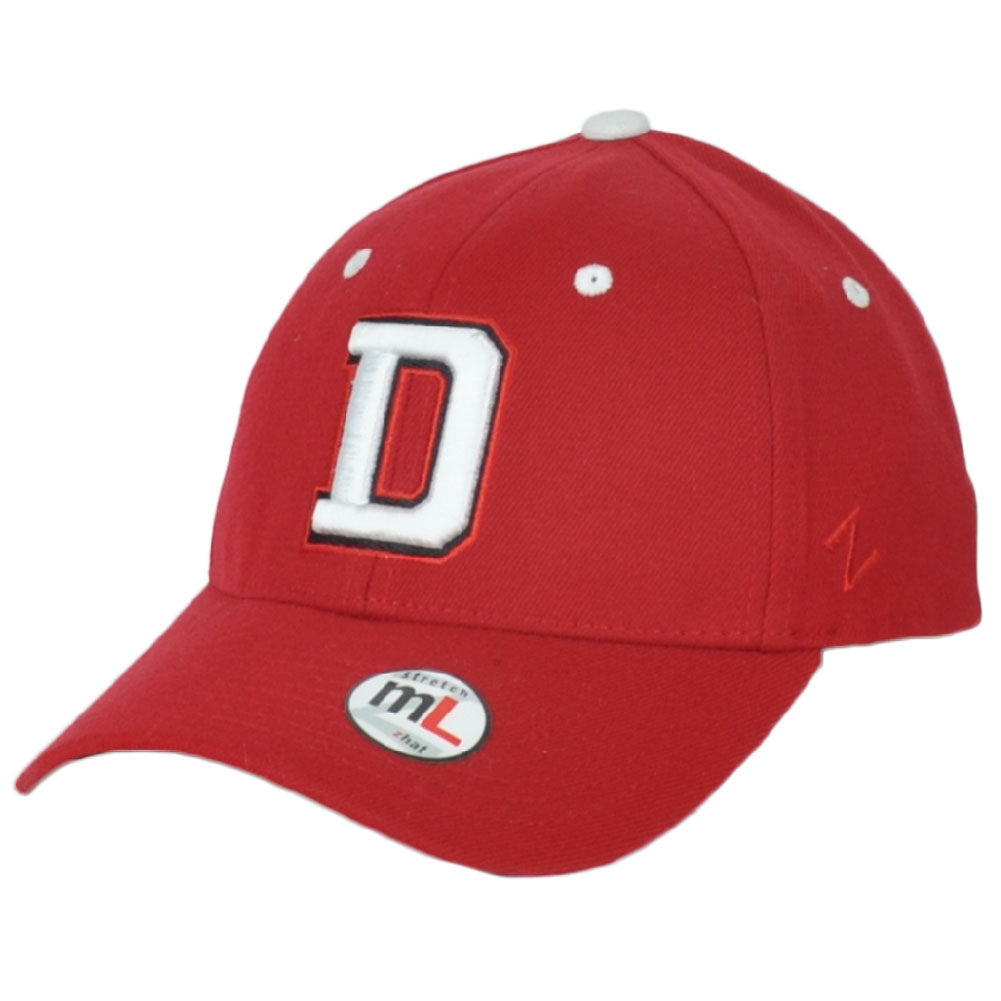NCAA Davidson Wildcats Red Flex Fit Stretch Adult Curved Bill Hat Cap