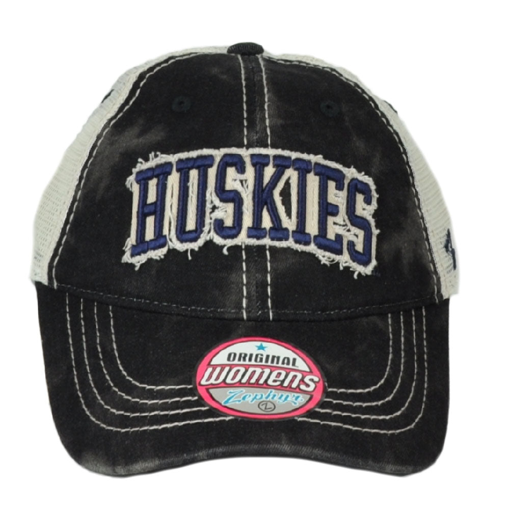 NCAA Washington Huskies Washed Snapback Relaxed Adjustable Womens Ladies Hat Cap