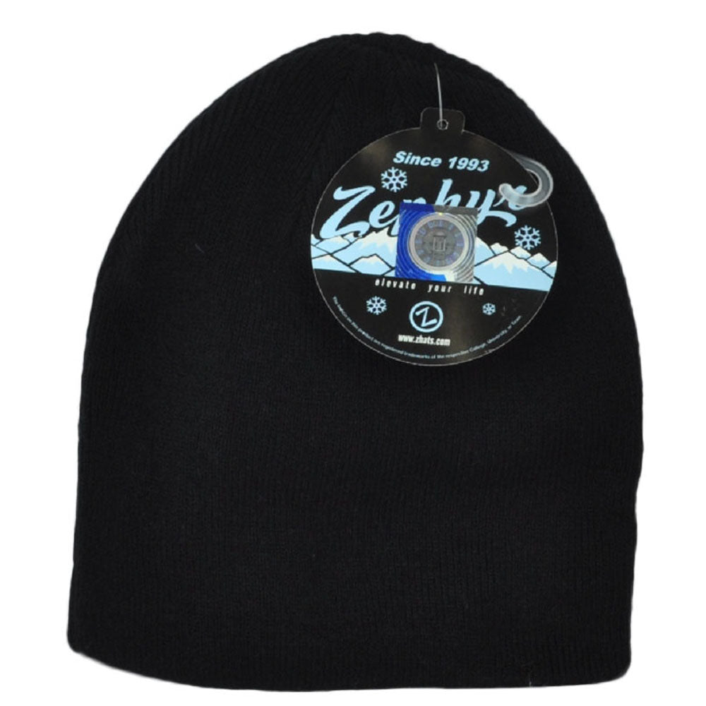 NCAA Zephyr Missouri Tigers Mizzou Cuffless Knit Beanie Hat Winter Skully Toque