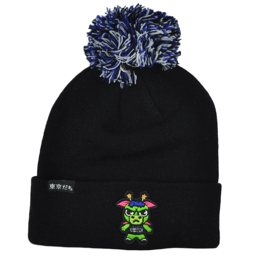 NBA Adidas Tokyodachi Orlando Magic Sapporo Black Cuffed Pom Pom Knit Beanie Hat