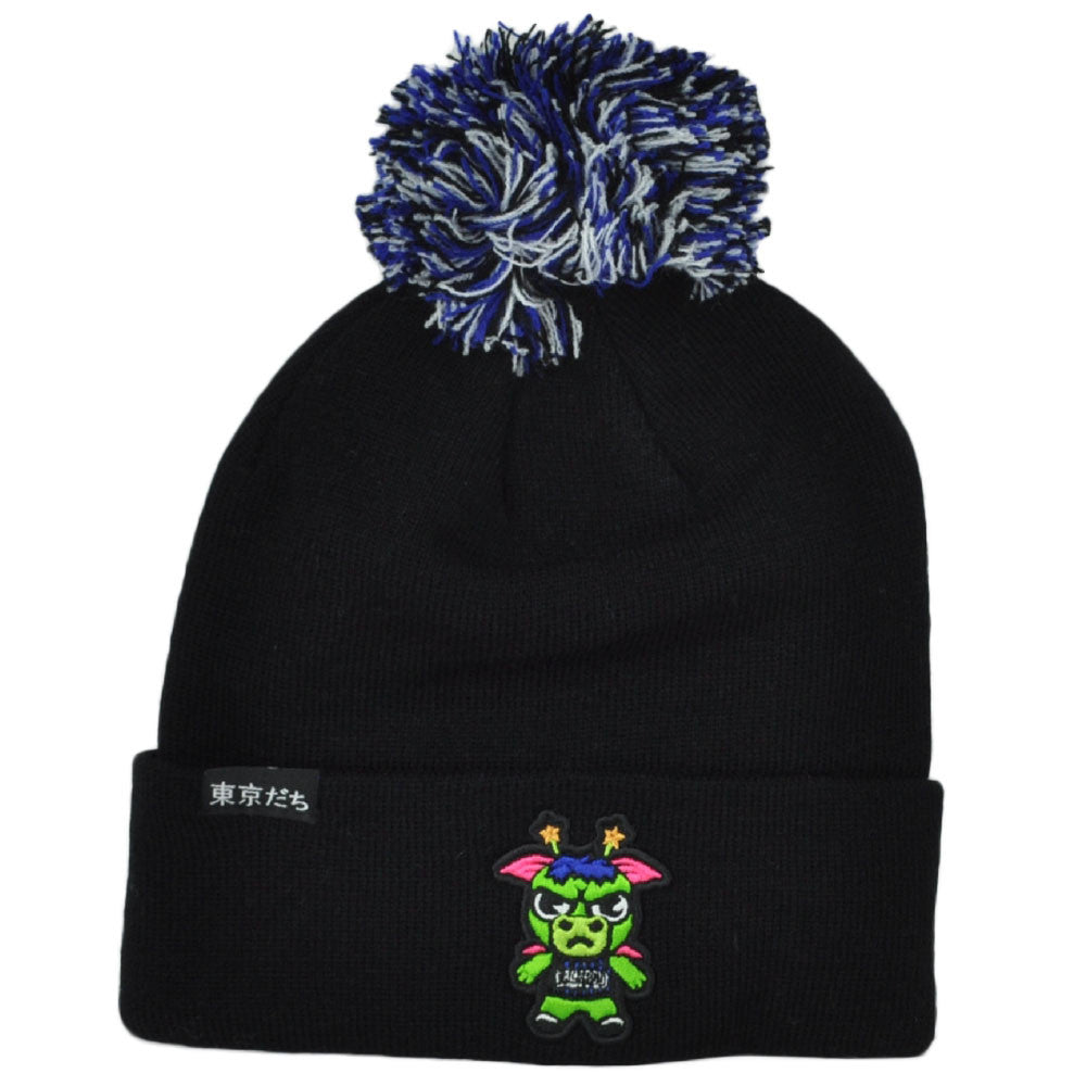 NBA Adidas Tokyodachi Orlando Magic Sapporo Black Cuffed Pom Pom Knit Beanie Hat