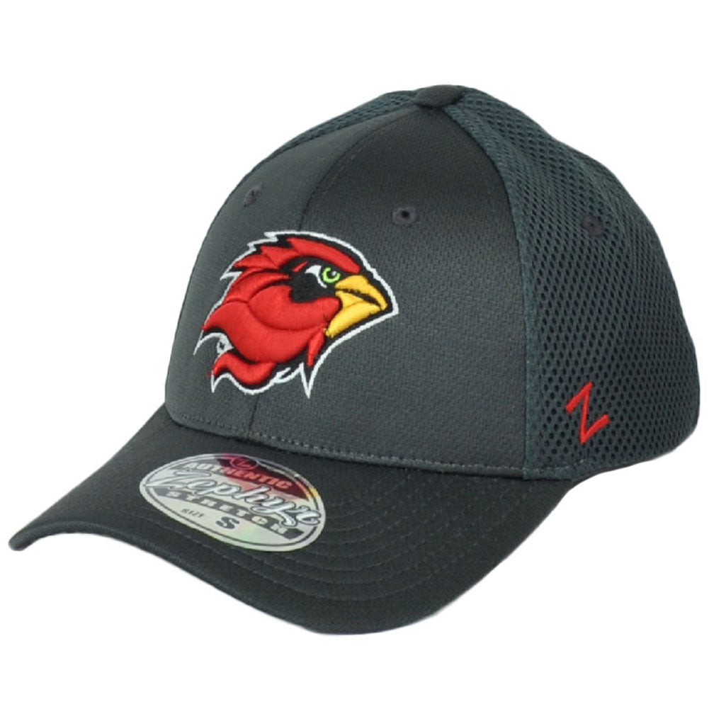 NCAA Zephyr Lamar Cardinals Jersey Mesh Gray Flex Fit Stretch Hat Cap