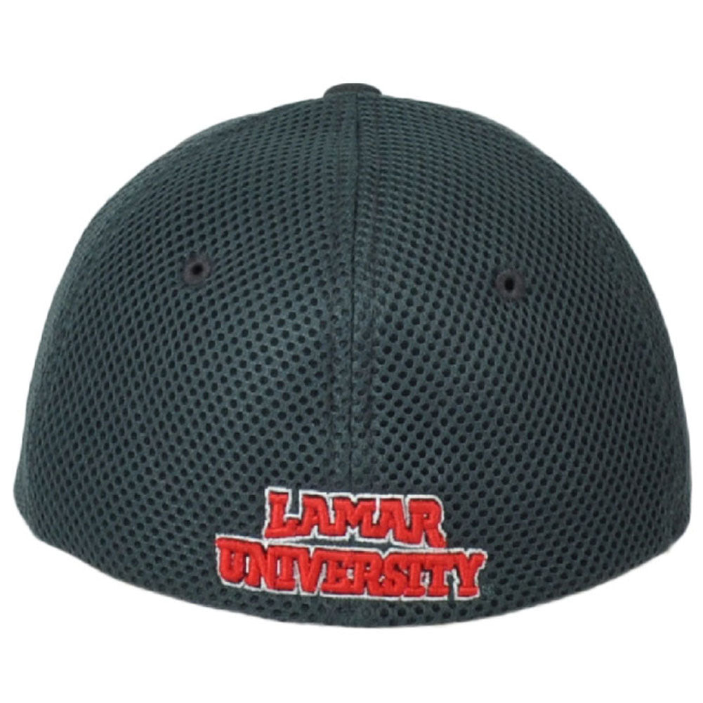 NCAA Zephyr Lamar Cardinals Jersey Mesh Gray Flex Fit Stretch Hat Cap