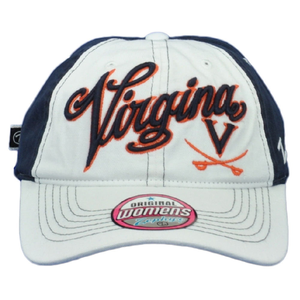 NCAA Virginia Cavaliers Relaxed Adjustable Curved Bill Womens Ladies Hat Cap