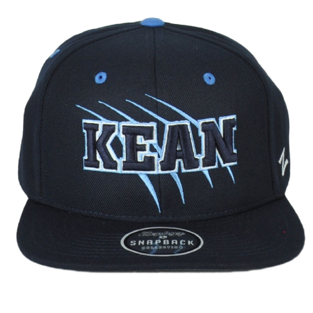 NCAA Zephyr Kean University Cougars Flat Bill Snapback Adjustable Hat Cap Adult