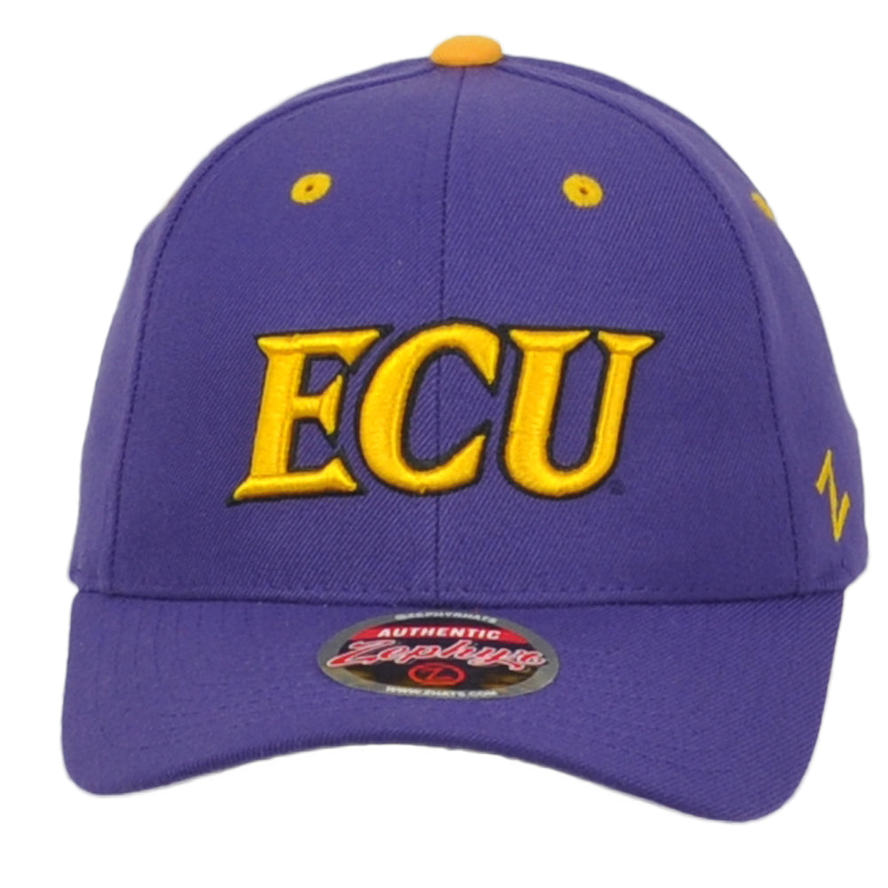 NCAA Zephyr East Carolina Pirates ECU Purple Curved Adjustable Adult Men Hat Cap