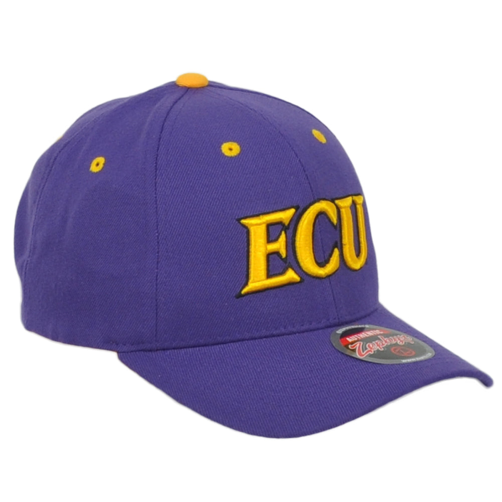 NCAA Zephyr East Carolina Pirates ECU Purple Curved Adjustable Adult Men Hat Cap