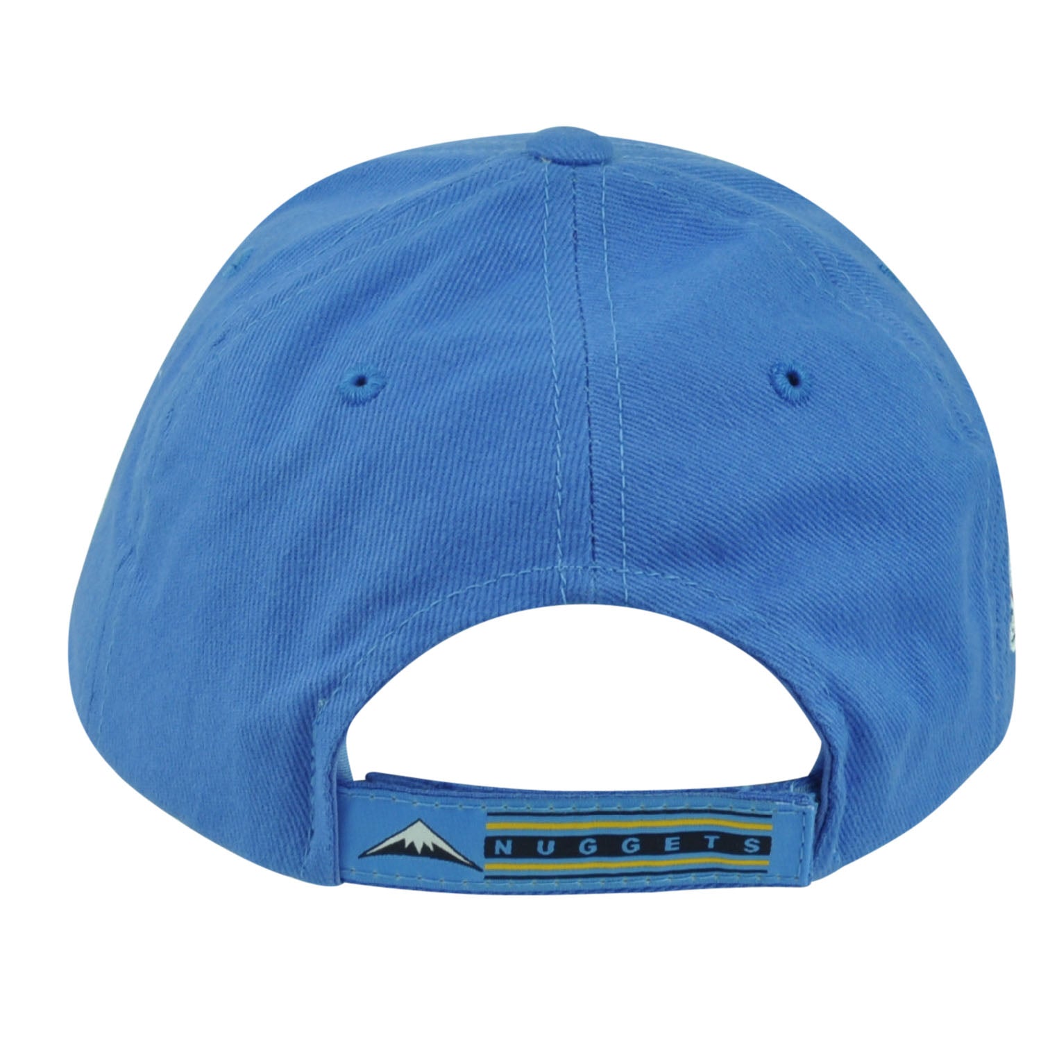 NBA Denver Nuggets Hat Cap Adjustable Light Blue HWC Masoli Game Day Fan