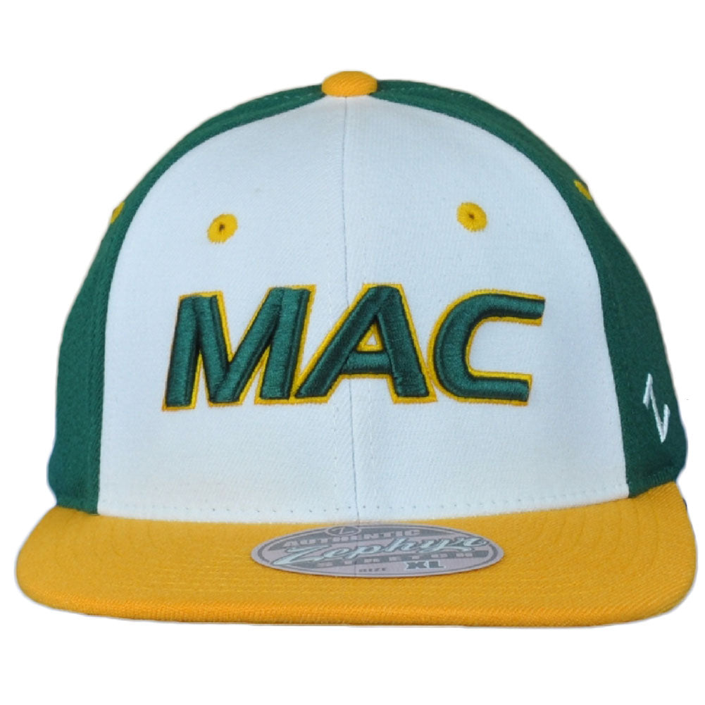 Zephyr Morris Athletic Club MAC Flex Fit Stretch Flat Bill Hat Cap