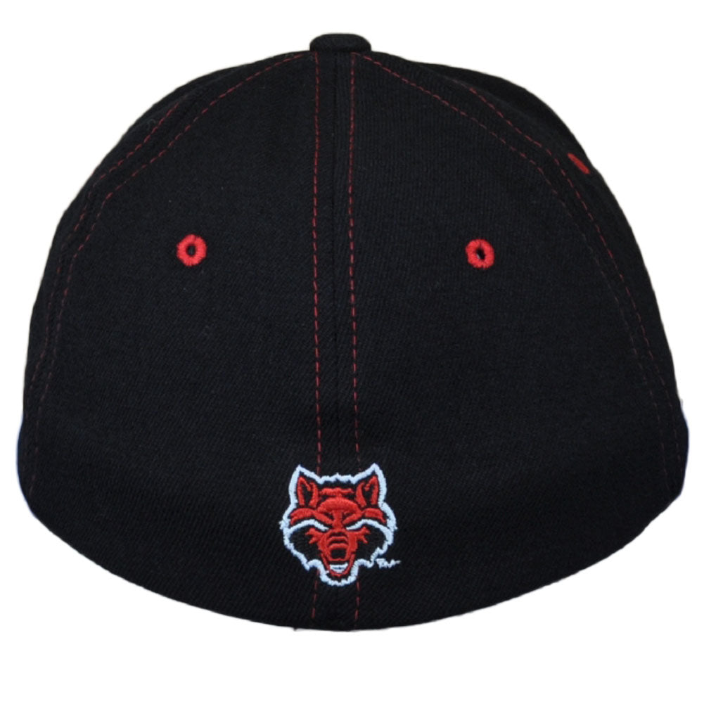NCAA Zephyr Arkansas State Red Wolves Flex Fit Stretch ML Hat Cap