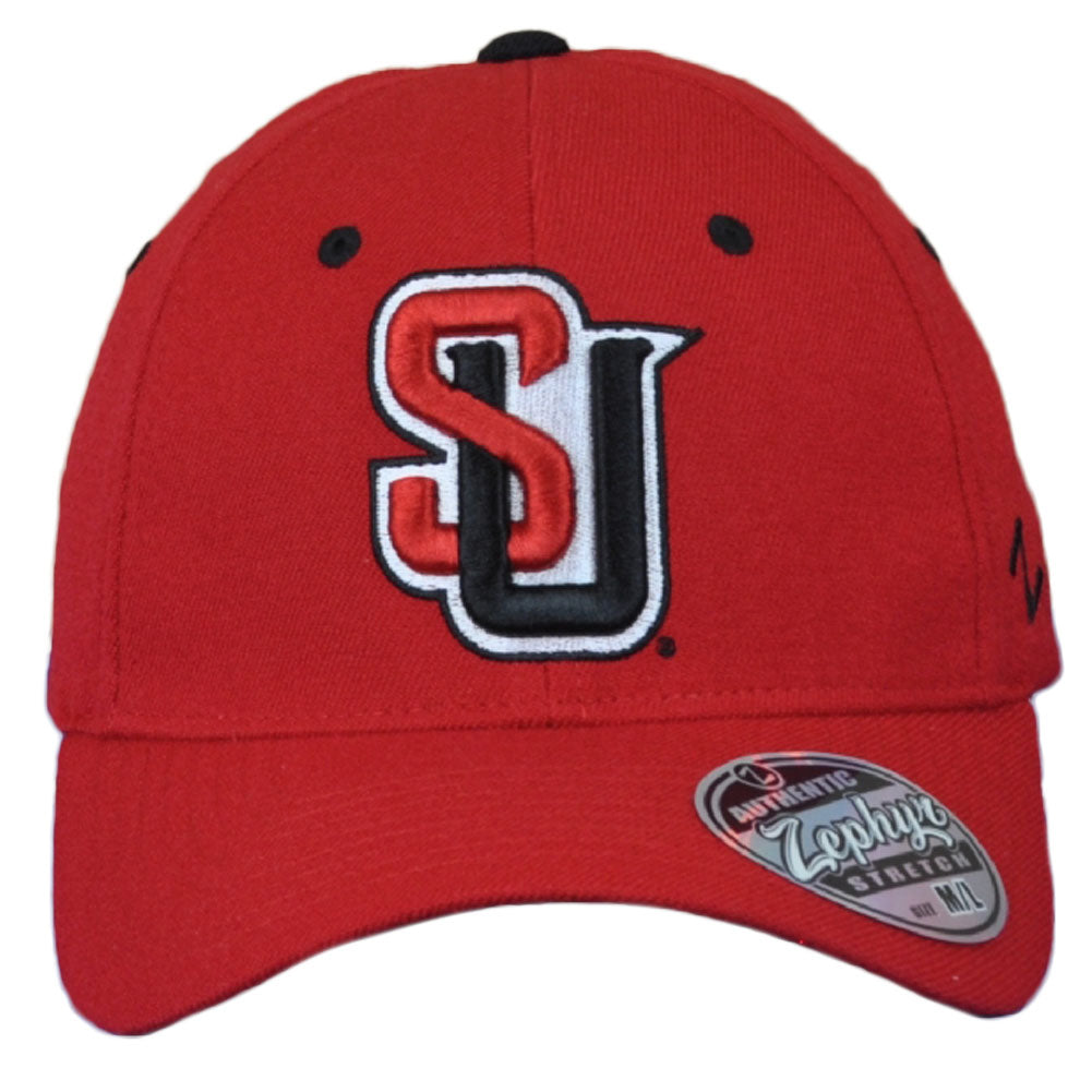 NCAA Zephyr Seattle Redhawks Curved Bill Flex Fit Stretch Hat Cap