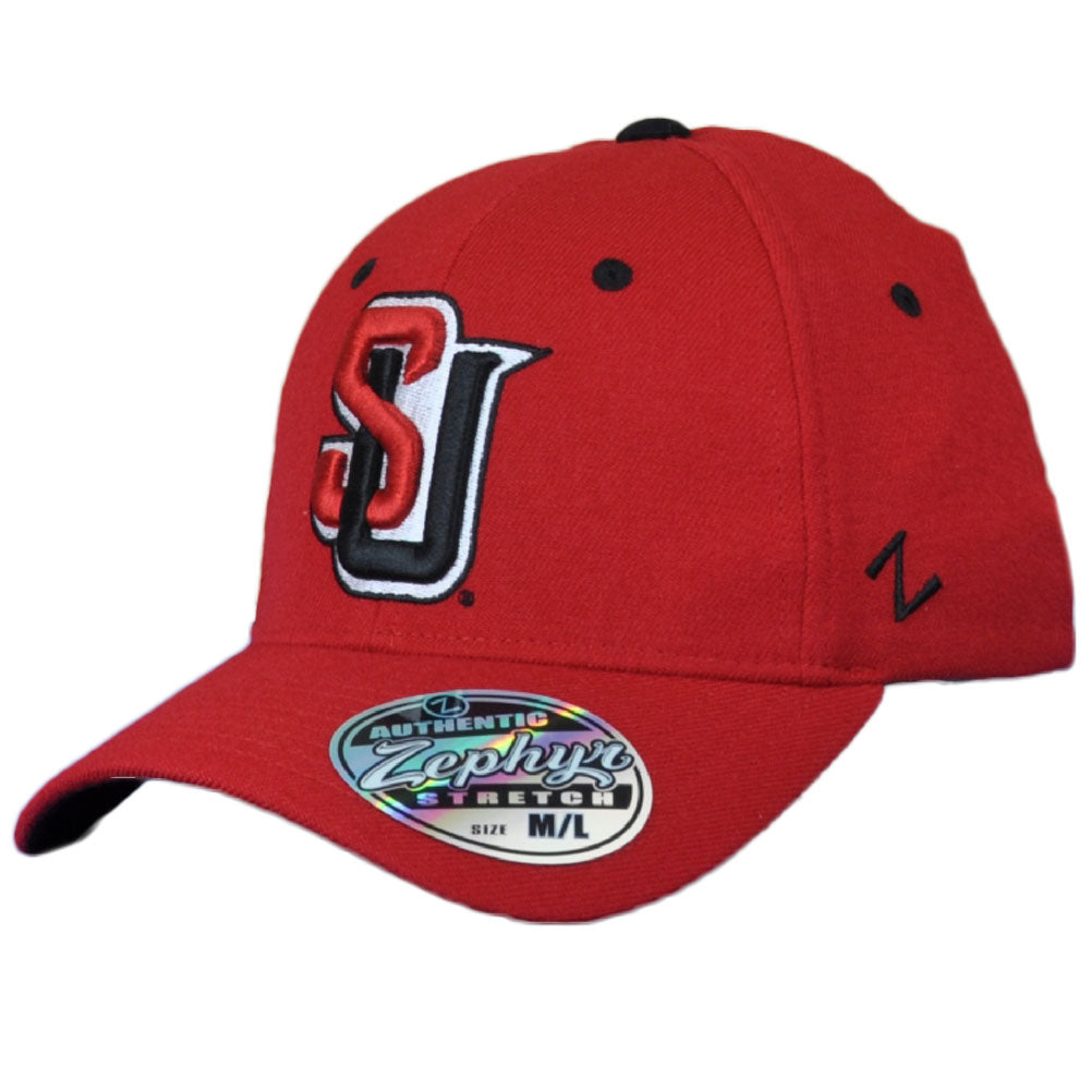NCAA Zephyr Seattle Redhawks Curved Bill Flex Fit Stretch Hat Cap