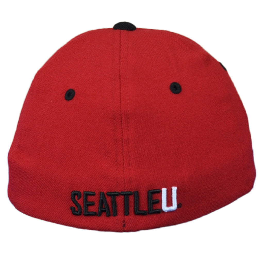 NCAA Zephyr Seattle Redhawks Curved Bill Flex Fit Stretch Hat Cap