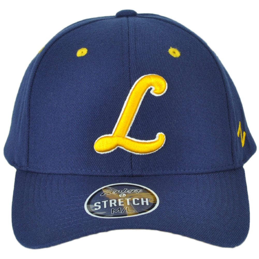 Authentic Zephyr Littleton Tigers Navy Flex Fit Stretch Medium/Large M/L Hat Cap