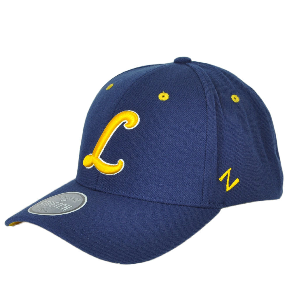 Authentic Zephyr Littleton Tigers Navy Flex Fit Stretch Medium/Large M/L Hat Cap