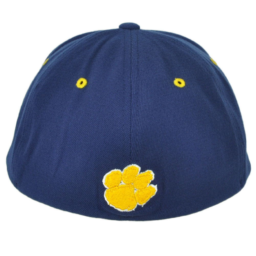 Authentic Zephyr Littleton Tigers Navy Flex Fit Stretch Medium/Large M/L Hat Cap