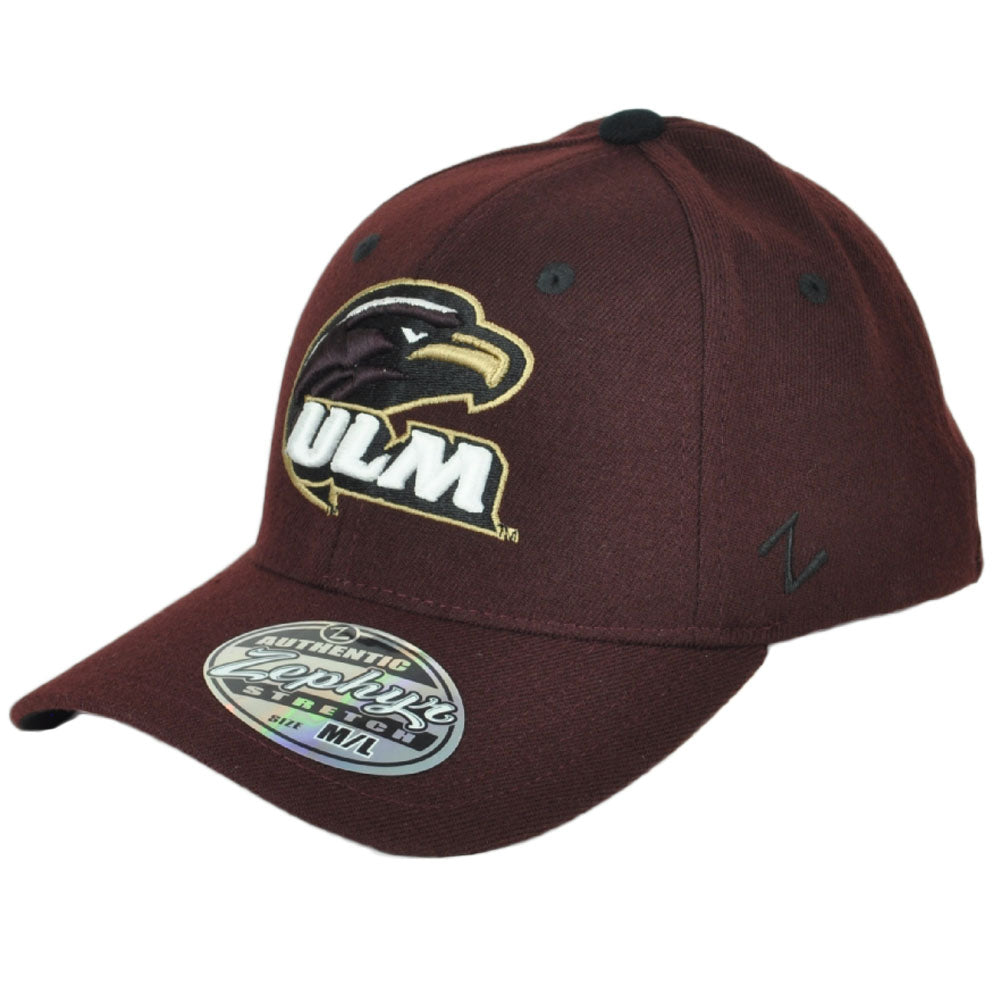 NCAA Zephyr Louisiana-Monroe Warhawks Flex Fit Stretch ML Hat Cap